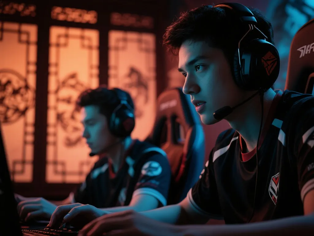 职业选手聚焦瞬间